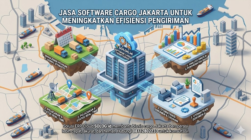 tantangan logistik jakarta software cargo jakarta